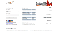 Desktop Screenshot of hotel-streng.com